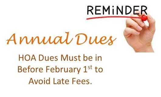 Annual Dues Reminder